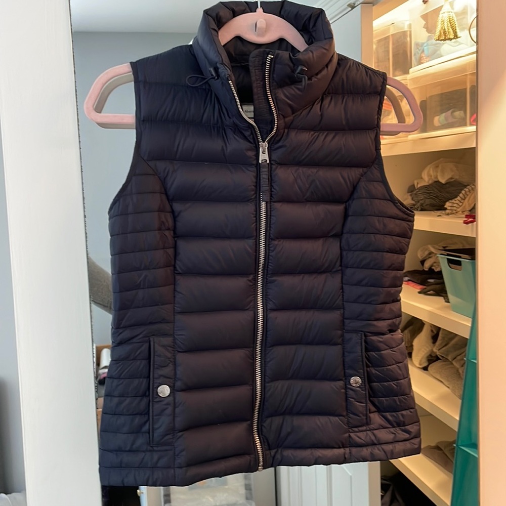 Abercrombie & Fitch Down Series navy vest
